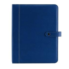 09-5082 synthetic leather padfolio blue